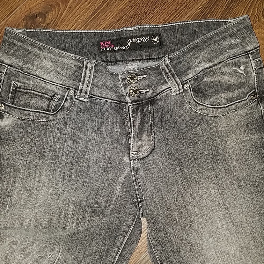 Grey-Wash Grane "Kim" Skinny jean 7